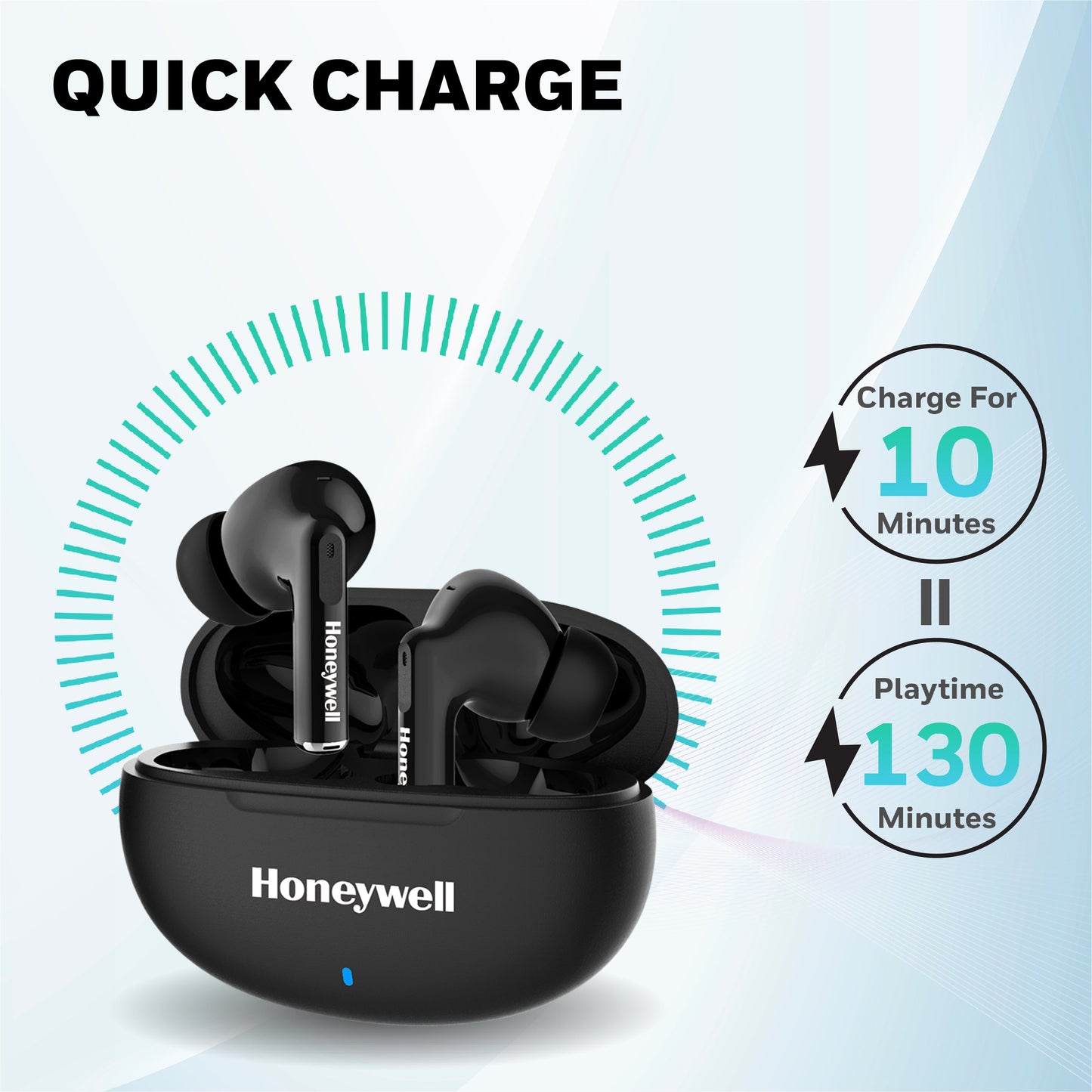 Moxie V1200 Truly Wireless Earbuds-Black
