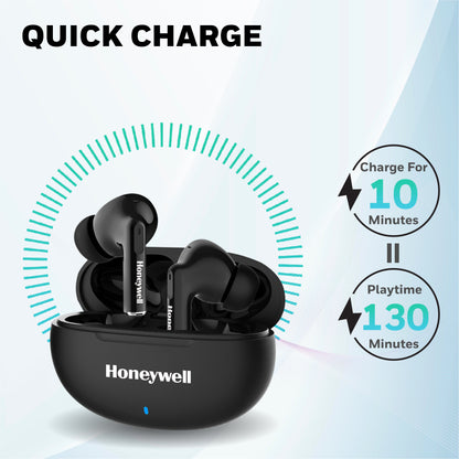 Moxie V1200 Truly Wireless Earbuds-Black