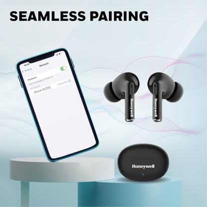 Moxie V1200 Truly Wireless Earbuds-Black
