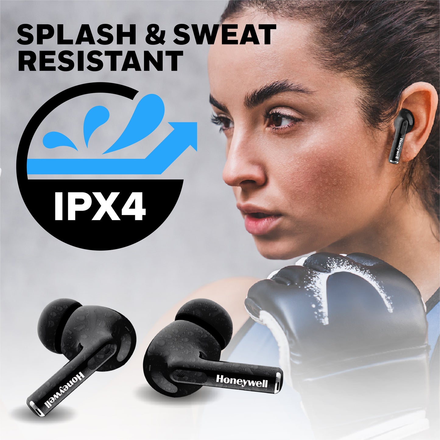 Moxie V1200 Truly Wireless Earbuds-Black