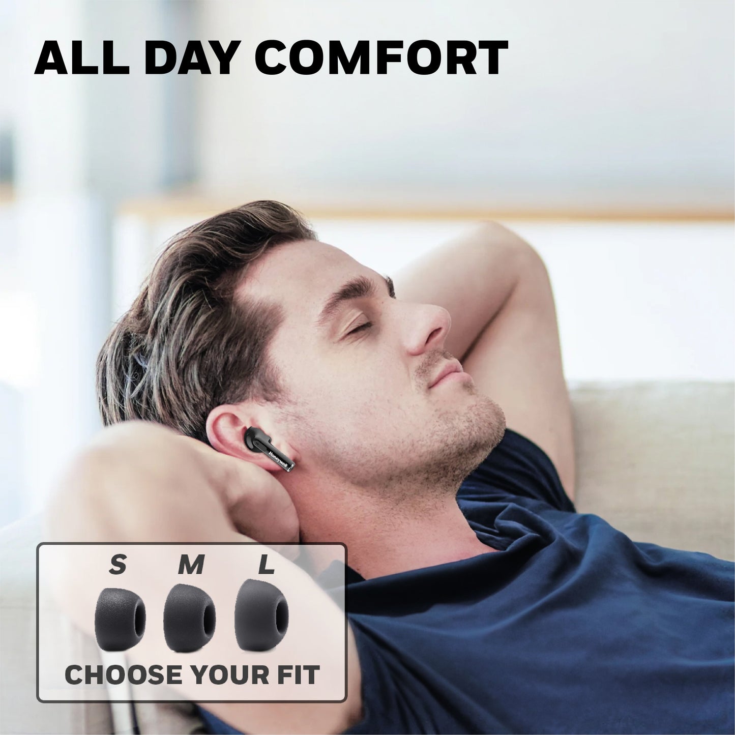 Moxie V1200 Truly Wireless Earbuds-Black