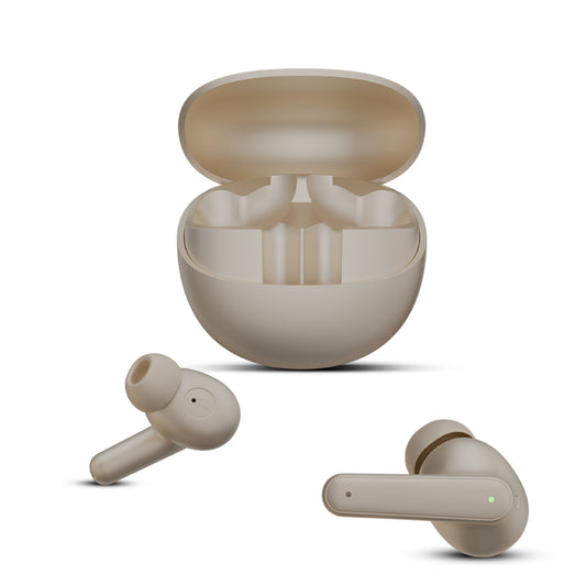 Moxie V1400 Truly Wireless Earbuds-Camel
