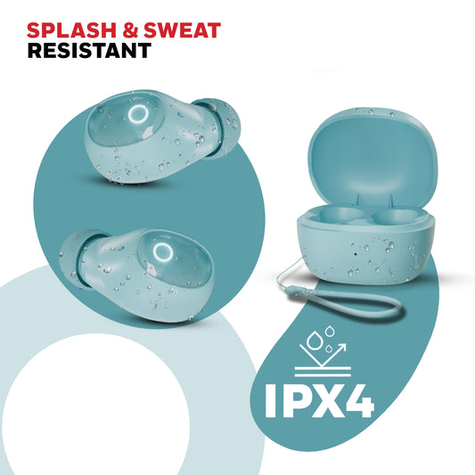 Moxie V1500 Truly wireless ENC earbuds – Green