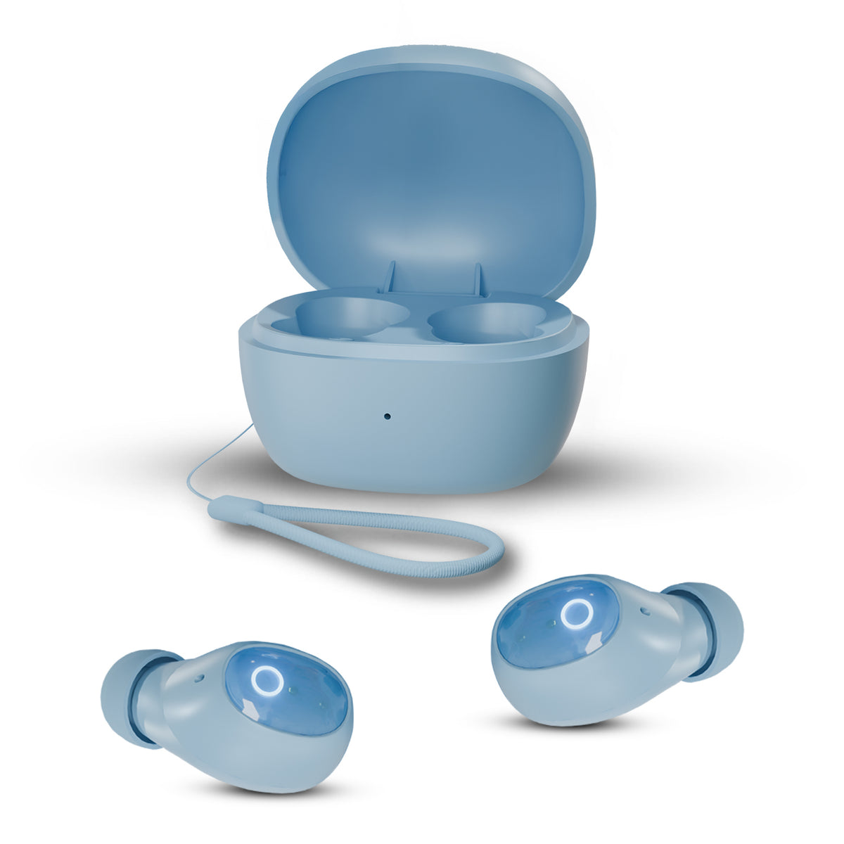 Moxie V1500 Truly wireless ENC earbuds – Blue