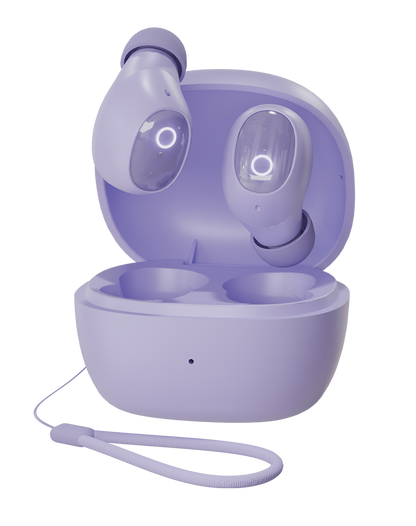 Moxie V1500 Truly wireless ENC earbuds – Purple