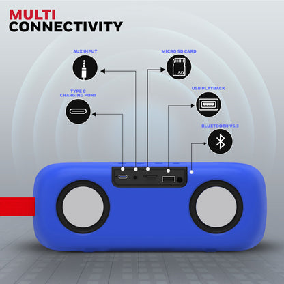 Trueno U300 Bluetooth Speaker - Blue