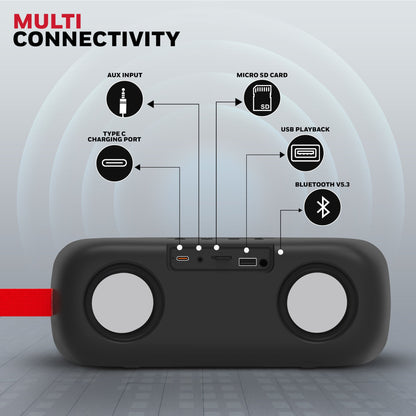 Trueno U300 Bluetooth Speaker - Black