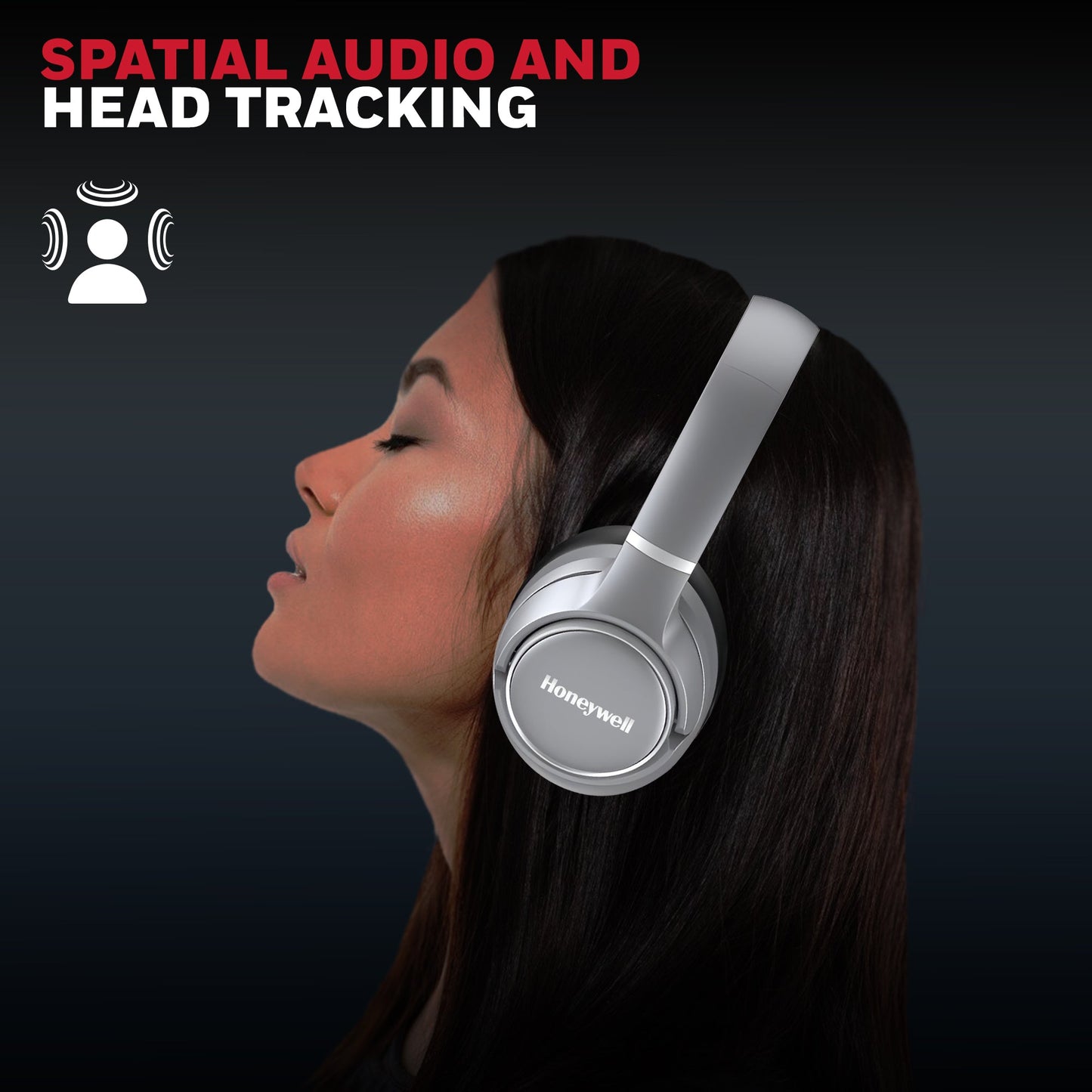 Trueno U20 ANC Bluetooth Headphones-Grey