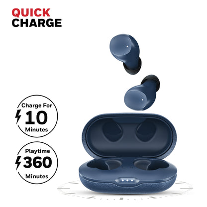 Suono P2200 Truly Wireless Earbuds-Blue