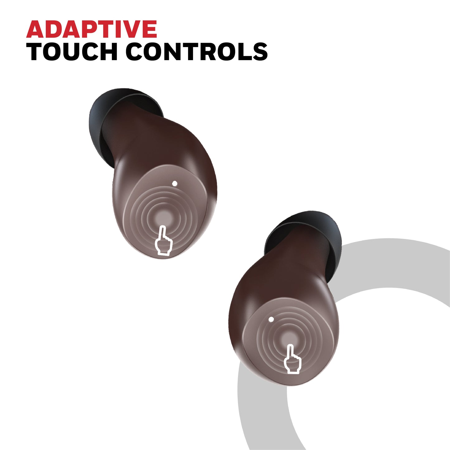Suono P2200 Truly Wireless Earbuds-Brown