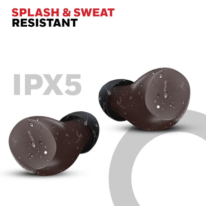 Suono P2200 Truly Wireless Earbuds-Brown