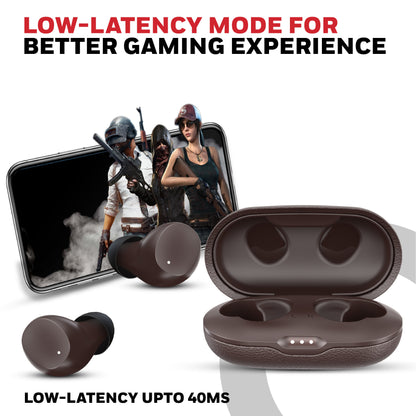 Suono P2200 Truly Wireless Earbuds-Brown