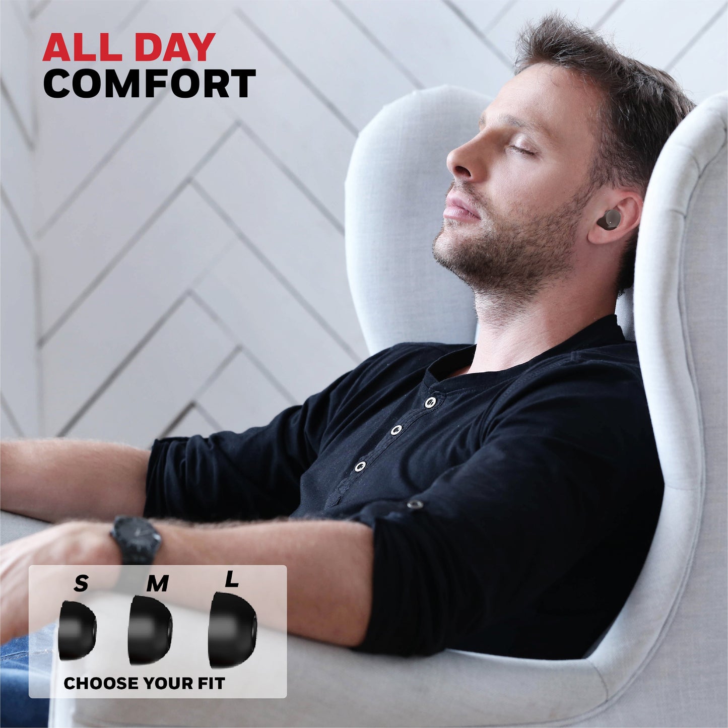 Suono P2200 Truly Wireless Earbuds-Brown