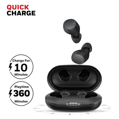 Suono P2200 Truly Wireless Earbuds-Black