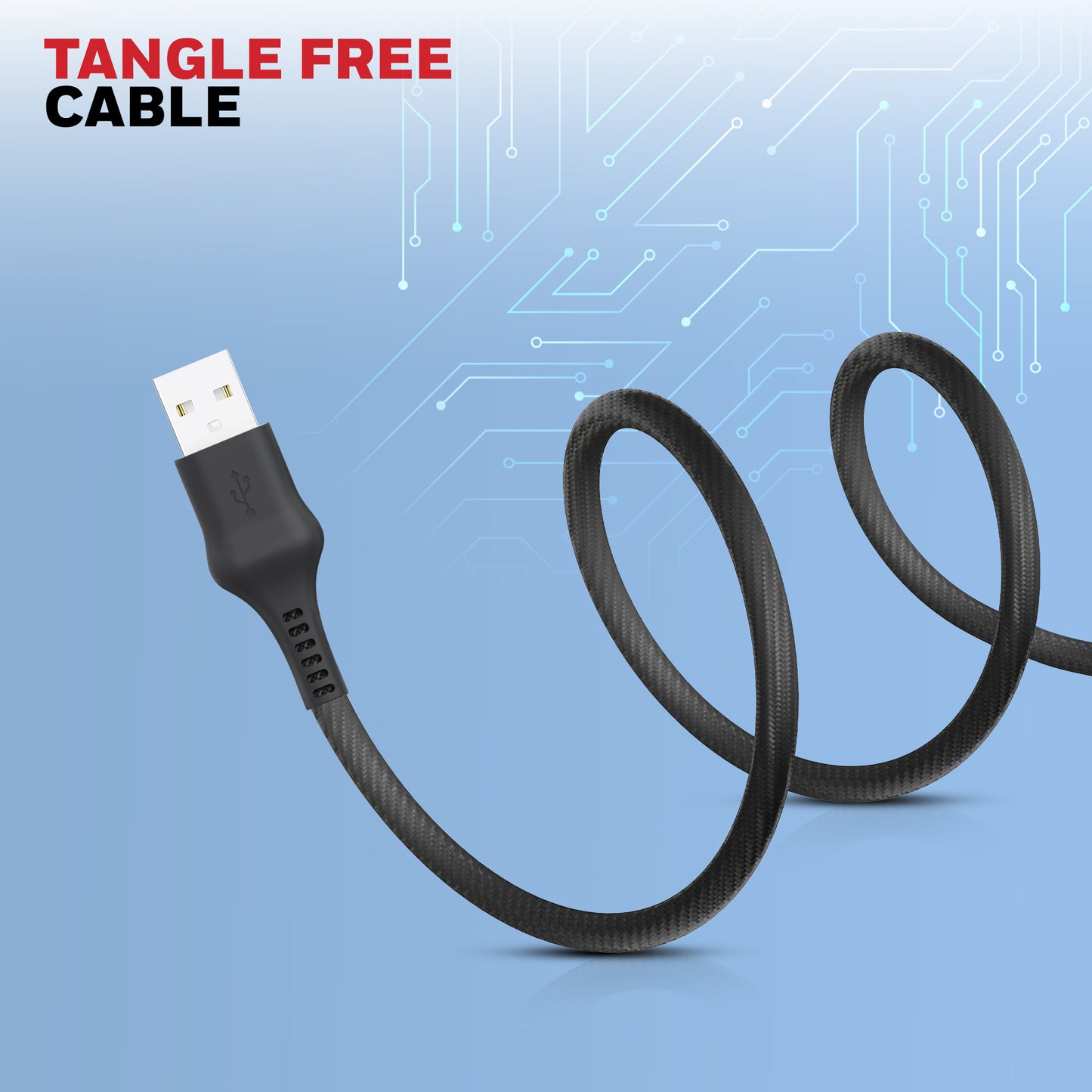 USB to Lightning Cable 1.2 Meter - Black