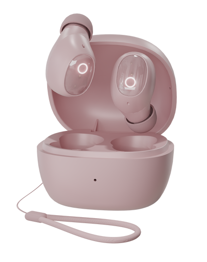 Moxie V1500 Truly wireless ENC earbuds – Pink