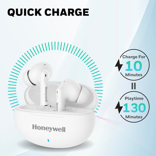 Moxie V1200 Truly Wireless Earbuds-White