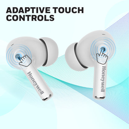 Moxie V1200 Truly Wireless Earbuds-White