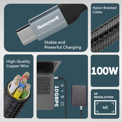 Type C to Type C USB 3.1 cable 1.2 Meter - Black