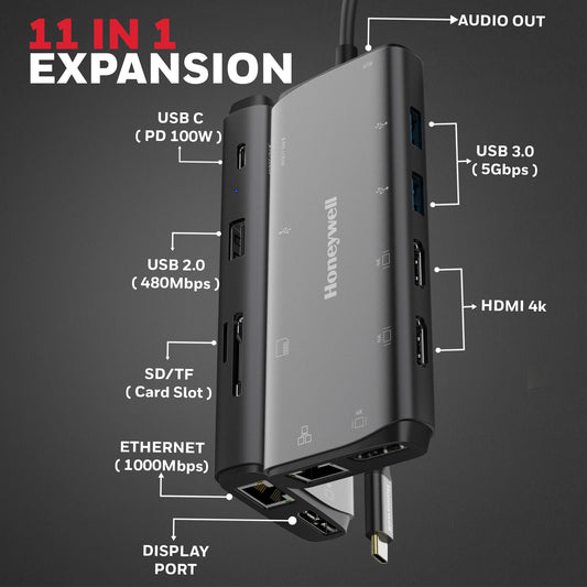 Type C Docking Station - 11 in 1
