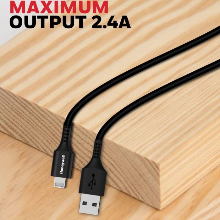 Apple Lightning Sync & Charge Cable 1.8Mtr - Black - Image 4
