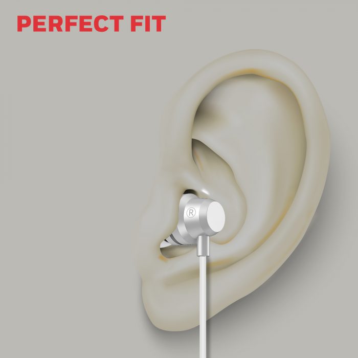 Suono P60 Wired Earphones-White - Image 5