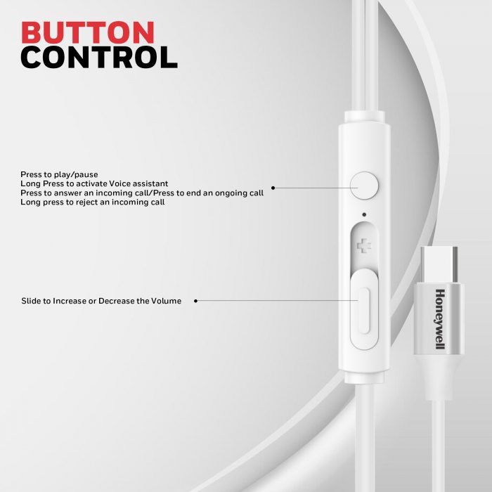 Suono P60 Wired Earphones-White - Image 6