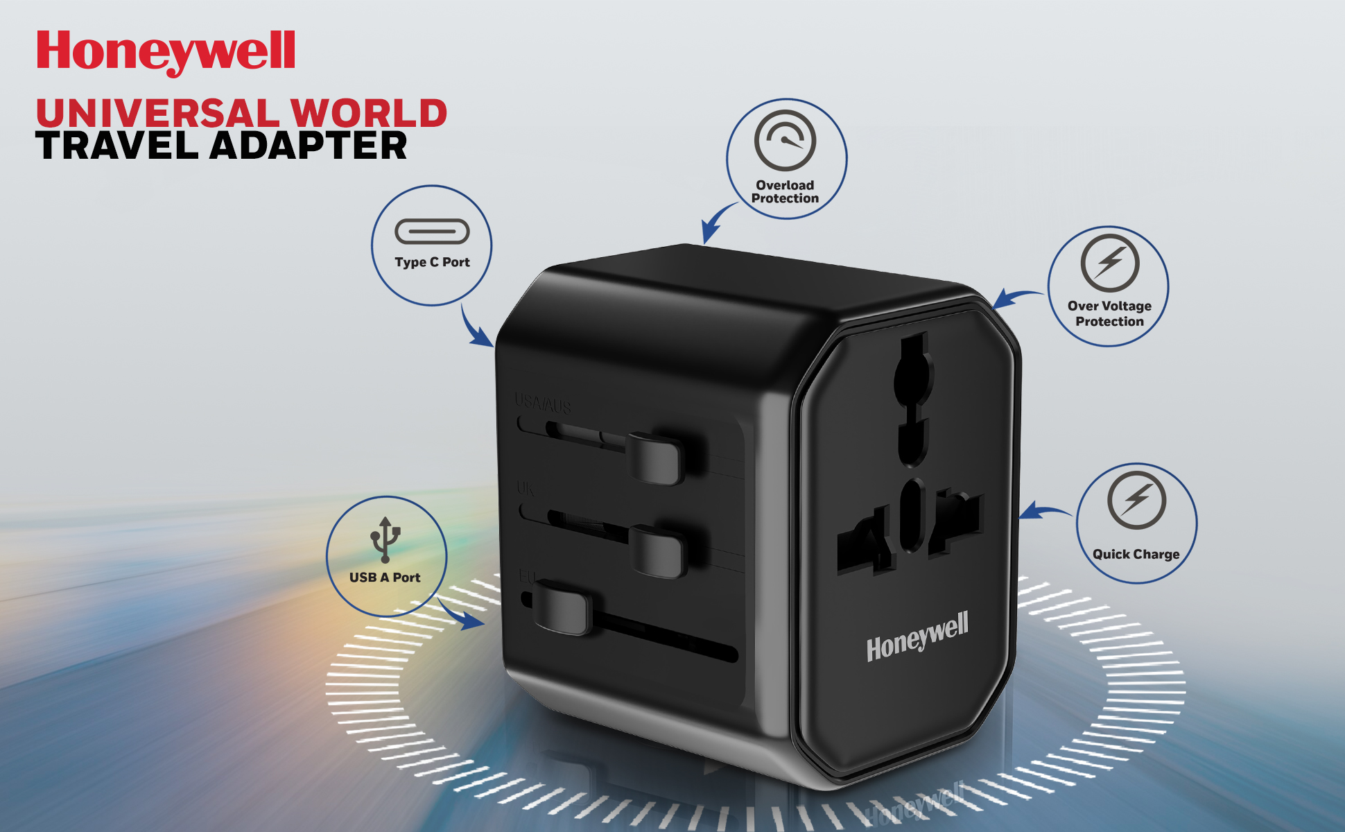 Honeywell Universal World Travel Adapter