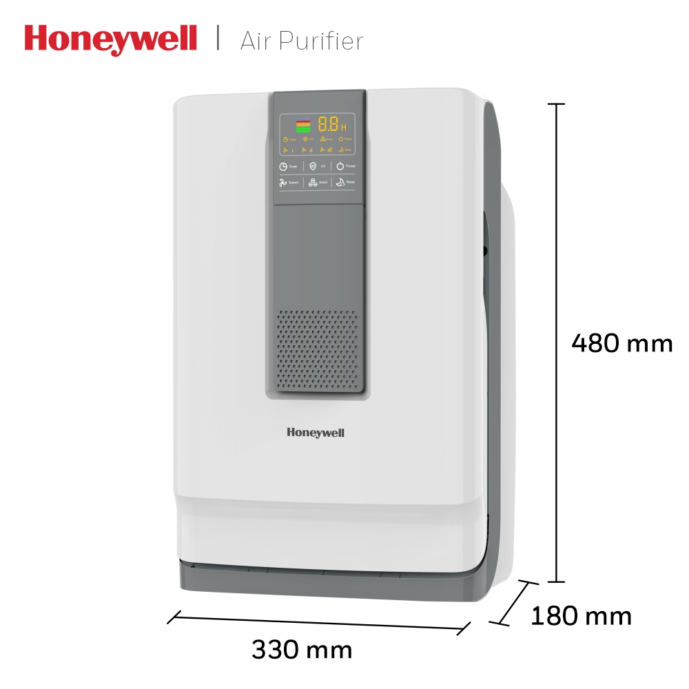 Honeywell Air Touch V4 Air Purifier, H13 HEPA Filter, UV LED & Ionizer Covers Upto 543 Sq.Ft / 50 Sq.Mtr