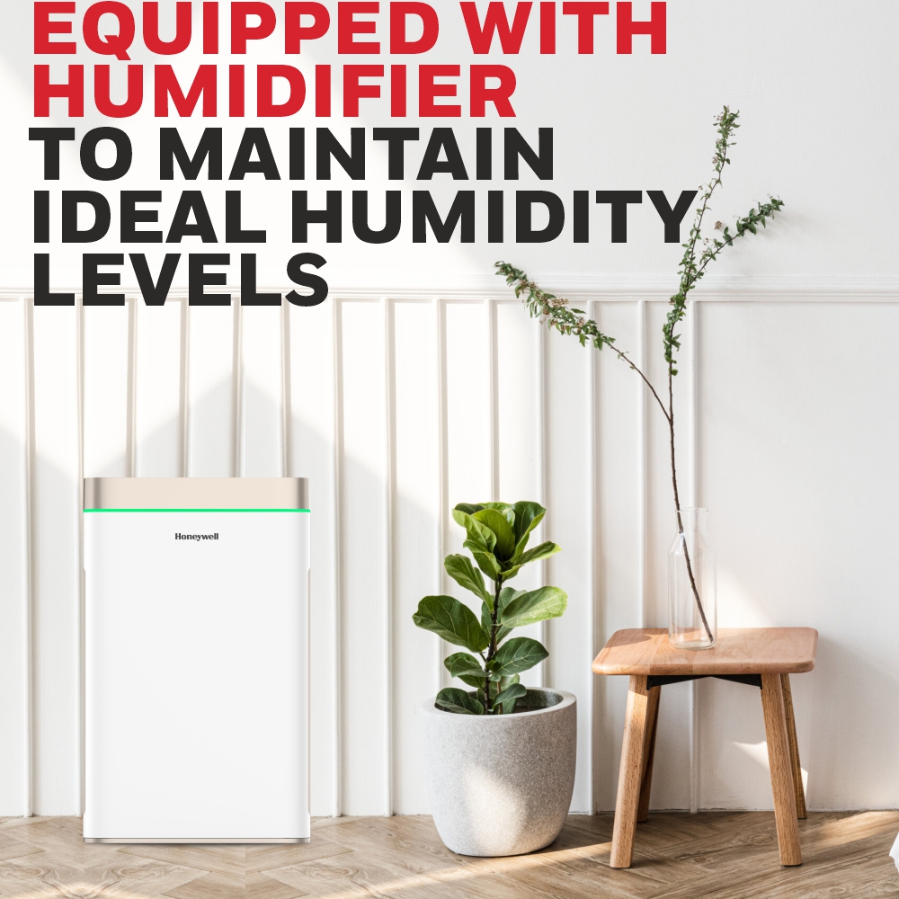 Honeywell Air touch U2 Air Purifier, H13 HEPA Filter with UV LED, Ionizer & WIFI, Covers Upto 1008 Sq.Ft / 93 Sq.Mtr