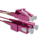 MM OM4 LC-SC Duplex Patch Cord 10 Mtrs