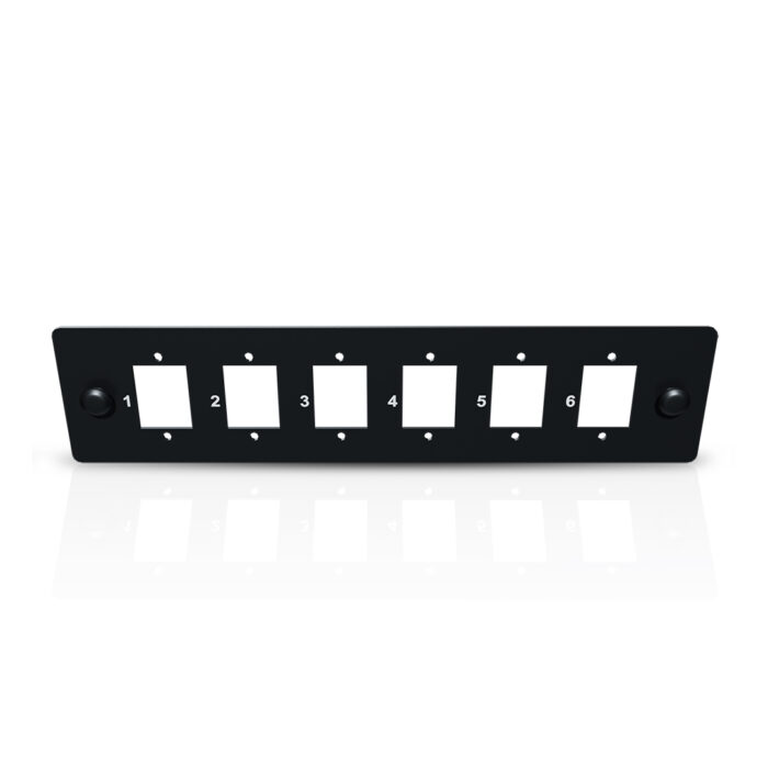 1 x 6 SC Simplex Adapter Panel - Image 1