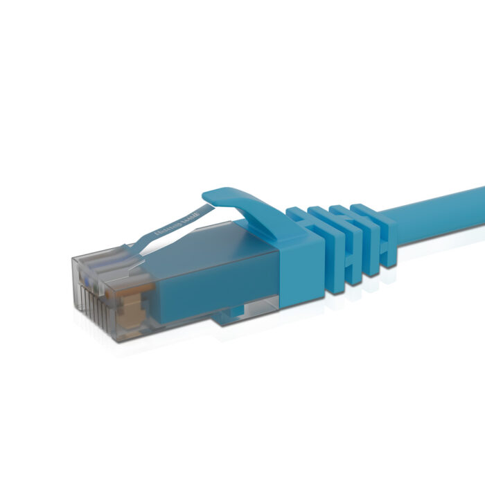 Cat 6 UTP Patch Cord  LSZH  0.3 Meter Blue - Image 1