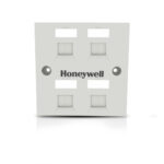 Square Face Plate for Holding Quad Keystone Jack UTP and STP