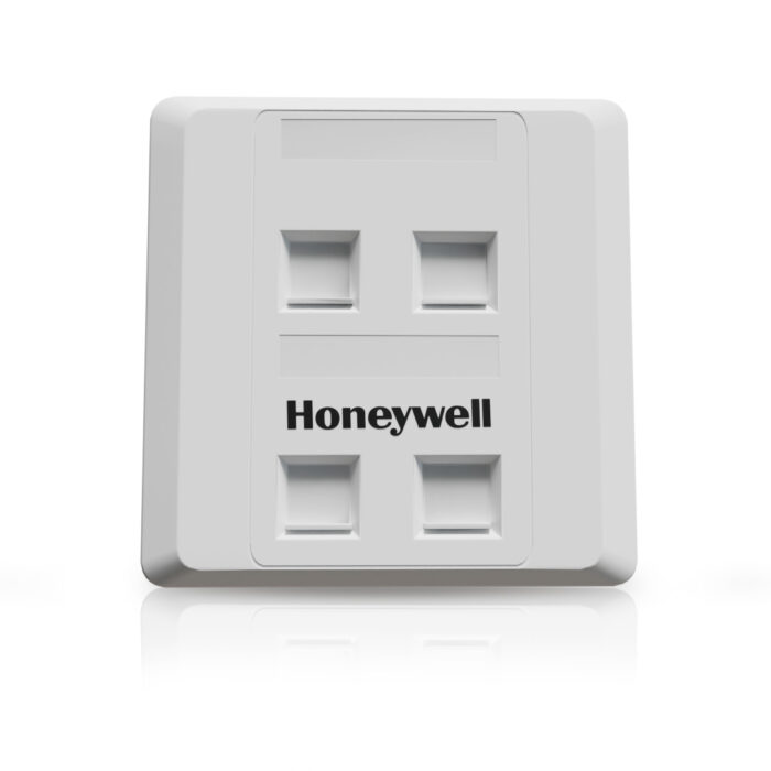 Square Face Plate (86x86) UTP/STP - Quad Port (CS) - Image 1