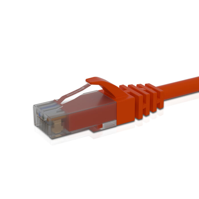Cat 6 UTP Patch Cord LSZH Jacket 0.3 Meter Orange - Image 1