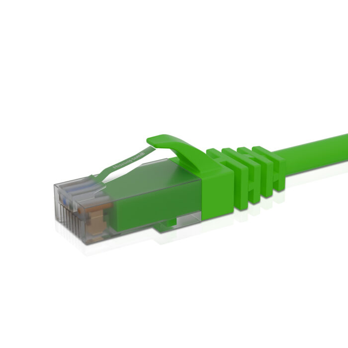 Cat 6 UTP Patch Cord LSZH Jacket 0.3 Meter Green - Image 1