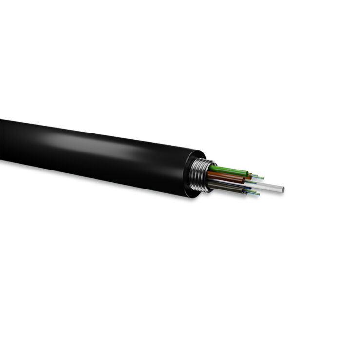 SM Fiber Cable 24F Multitube Armored HDPE Single Sheath - Image 4