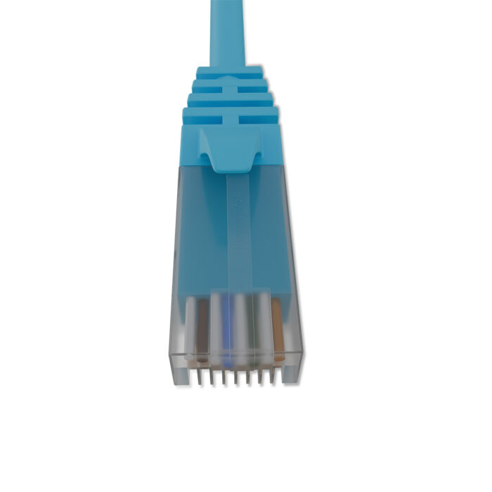 Cat 6 UTP Patch Cord  LSZH  0.3 Meter Blue - Image 2