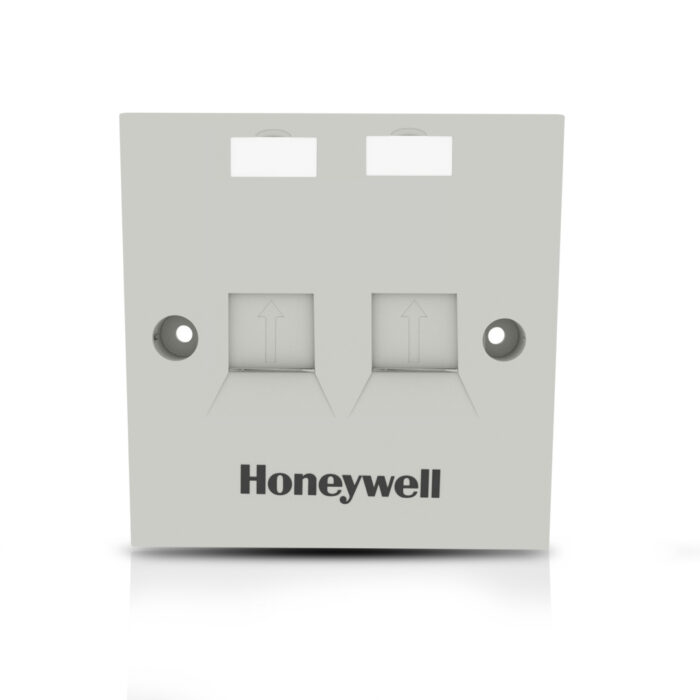 Square Face Plate for Holding Dual Keystone Jack UTP and STP - Image 1