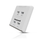 Square Face Plate (86x86) UTP/STP - Quad Port (CS) - Image 2