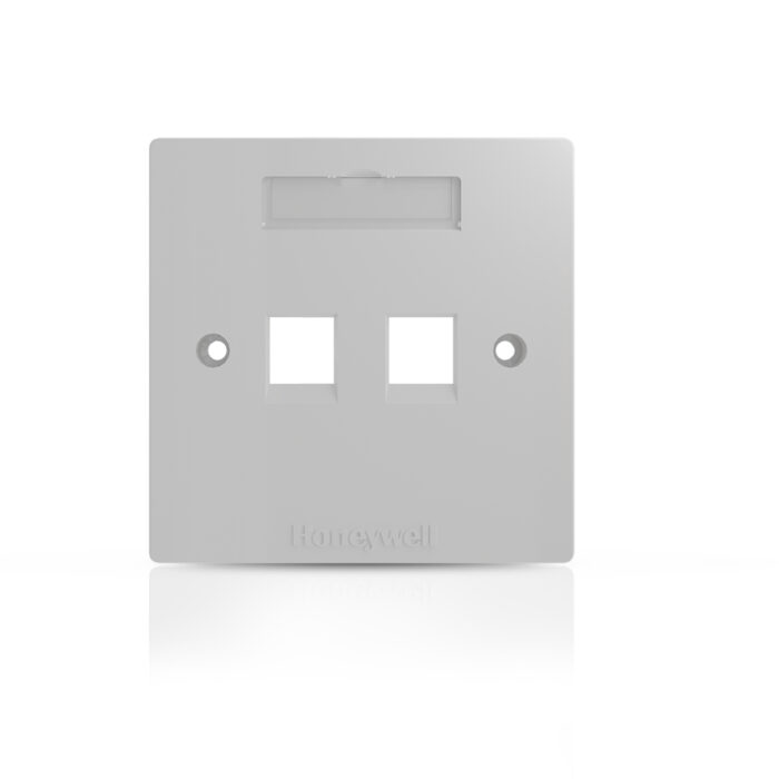 Square Face Plate (86x86) UTP/STP - Dual Port (NS) - Image 1