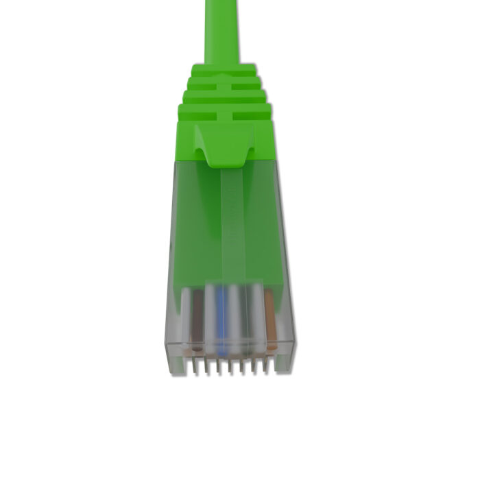 Cat 6 UTP Patch Cord LSZH Jacket 0.3 Meter Green - Image 2