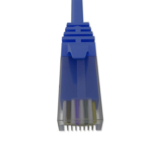 Cat 6A UTP Patch Cord  LSZH Jacket 5 Meter Blue - Image 2