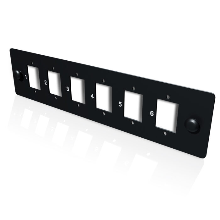 1 x 6 SC Simplex Adapter Panel - Image 2