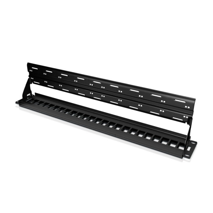 24 Ports Unloaded UTP Patch Panel Compatible with Cat 5e, Cat 6 - Image 2