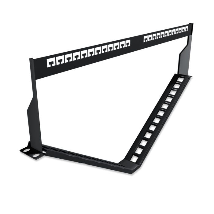 Angular Patch Panel, UTP UNLOADED, 24 ports - Image 3