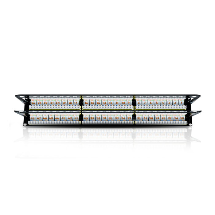 Cat 6 UTP 48 ports Loaded Patch Panel - Image 3