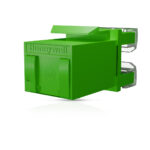 Cat6A UTP Keystone Jack Shuttered GREEN - Image 2