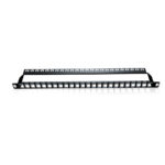 Slim Patch Panel, 0.5U, UTP Keystone, Unloaded, 24 Port - Image 3